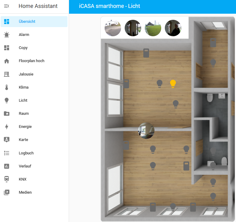tutorial - iCASA smarthome = KNX + Home Assistant