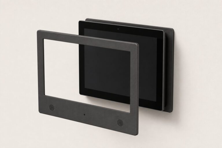 iCASA Touchpanel mit schwarzem Rahmen